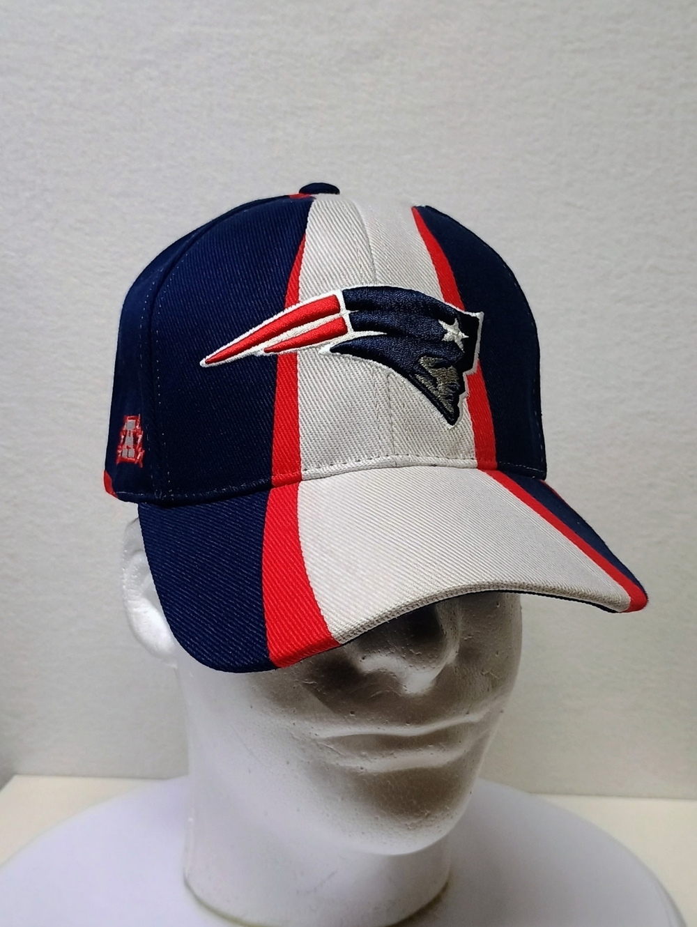 NFL New England Patriots Embroidered Logo Baseball Cap - Navy, Red, White